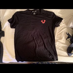 Black and Red True Religion Shirt